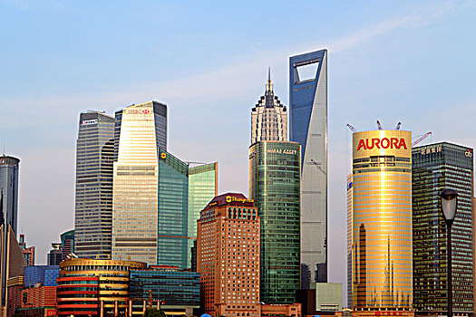 上海陆家嘴,外滩,浦东,金融贸易区