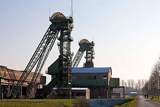 煤矿,明斯特地区,北莱茵威斯特伐利亚,德国,欧洲