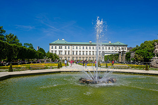 米拉贝尔,宫殿,城堡,花园,萨尔茨堡,奥地利,欧洲