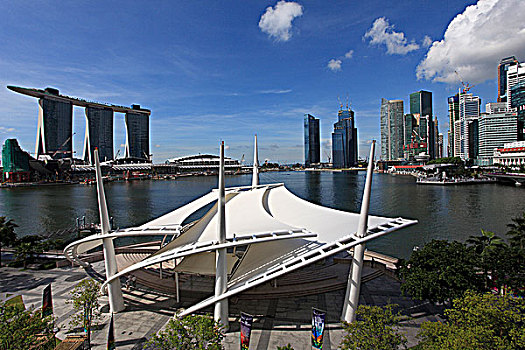 新加坡,码头,沙,胜地,建筑,城市天际线,风景,休闲场所