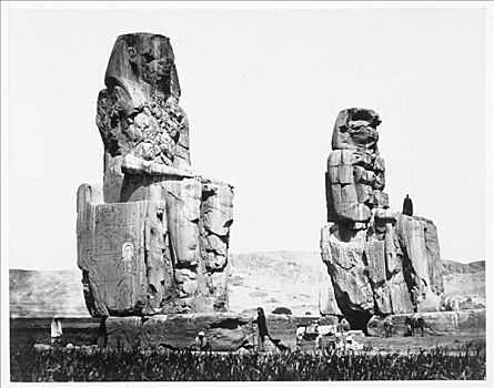 巨像,底比斯,埃及