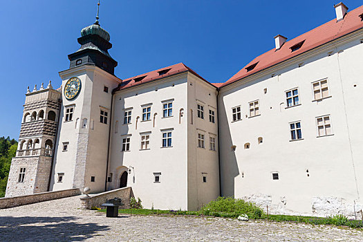 14世纪,防护,城堡,牢固,入口,靠近,克拉科夫,波兰