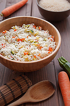 印度香米,蔬菜