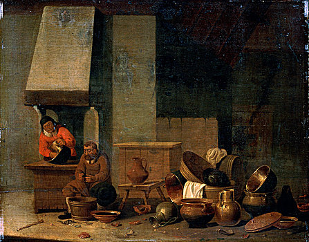 厨房,17世纪,艺术家