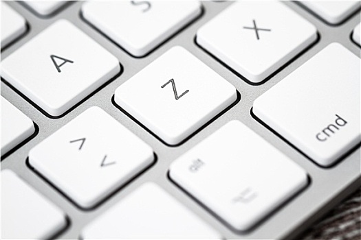 特写,白色,灰色,电脑键盘