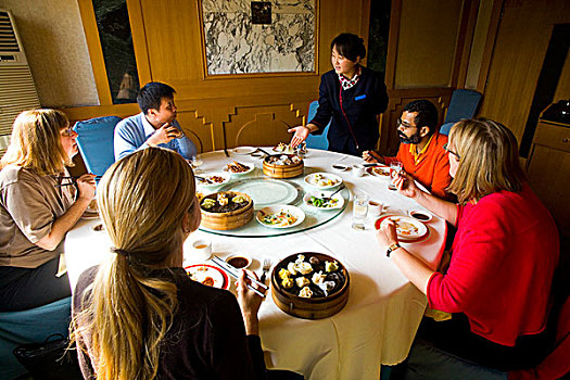 宴会,西安,饺子,餐馆,海外,游人