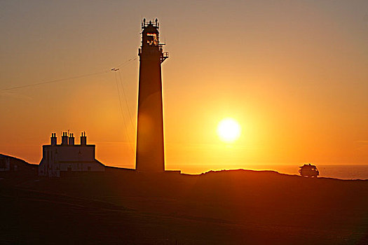 灯塔,外赫布里底群岛,苏格兰,2009年
