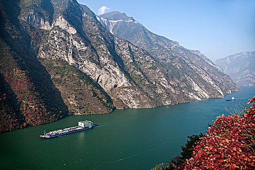 长江三峡巫峡峡谷