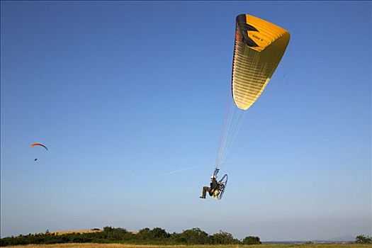 机动,滑翔伞,巴斯克,法国