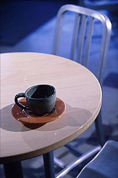 咖啡杯,桌子