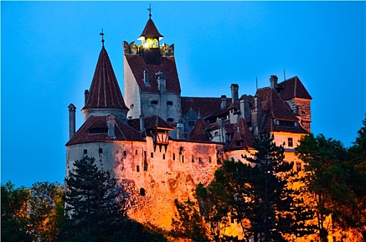 麸,城堡,计算,德拉库拉,罗马尼亚