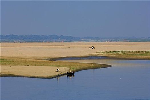 伊洛瓦底江,蒲甘,缅甸