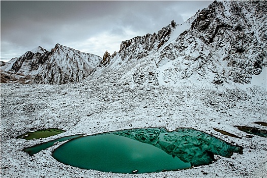 湖,雪山,高原,西藏