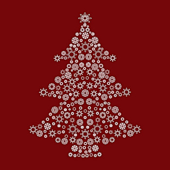 圣诞树,雪,图案