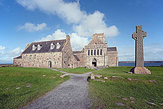 教堂,岛屿,苏格兰