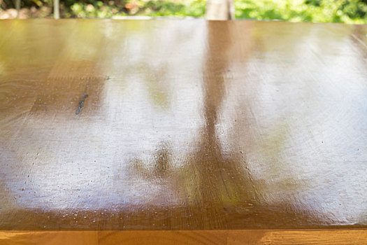消失,褐色,硬木,上面,桌子