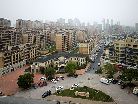 辽宁省大连市世界和平公园航拍图片