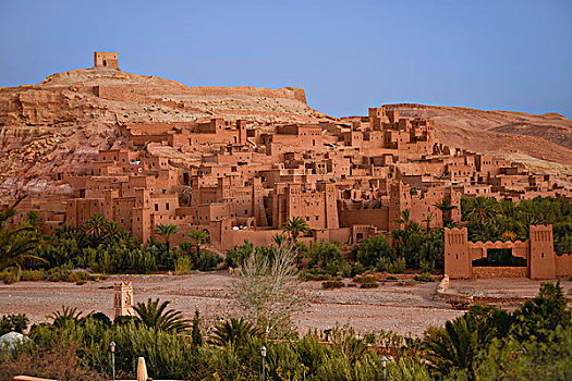 砖坯,建筑,牢固,乡村,摩洛哥,非洲
