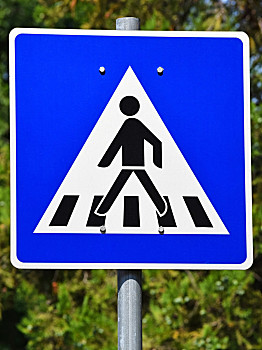 行人过街标志