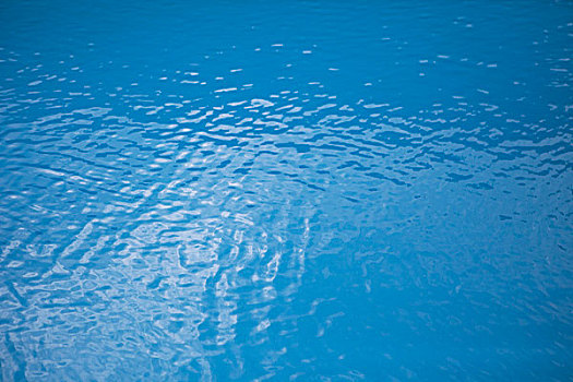 蓝色,游泳池,水