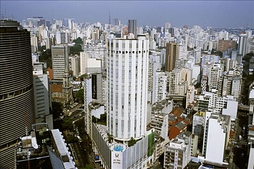 巴西,圣保罗,全视图