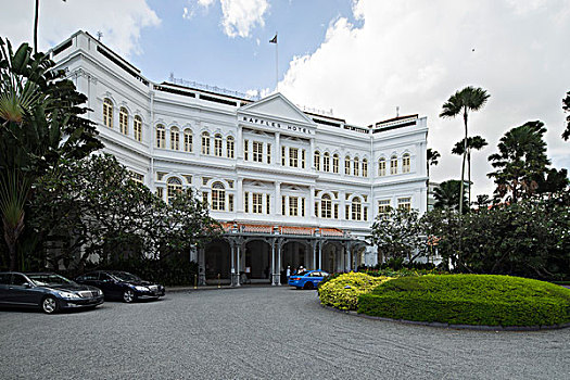 外景,历史,莱佛士酒店,新加坡