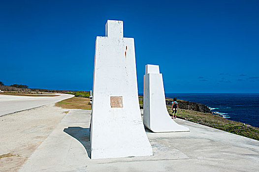 二战,纪念,悬崖,塞班岛,北方,中心,太平洋