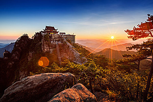 天台寺晨光