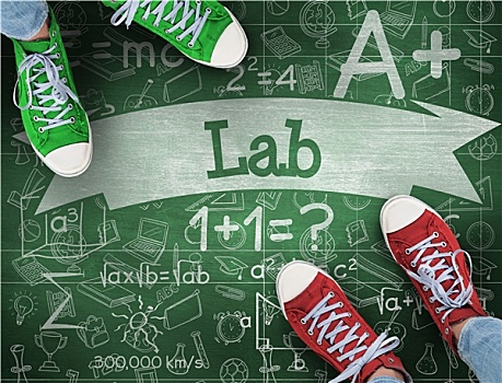 实验室,绿色,黑板