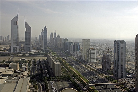 迪拜,天际线,世界贸易中心