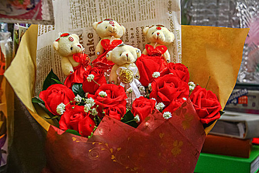 鲜花,节日礼物,花卉市场