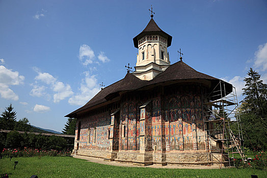 寺院,教堂,摩尔达维亚,世界遗产,罗马尼亚,欧洲