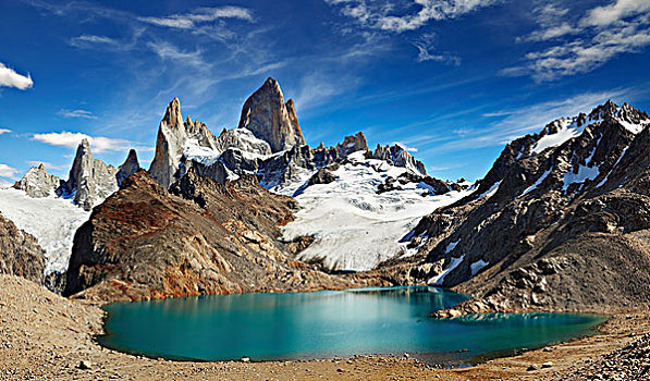 泻湖,攀升,洛斯格拉希亚雷斯国家公园,巴塔哥尼亚,阿根廷