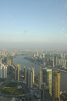 上海浦东新区全景
