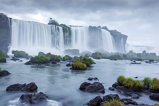 壮观,伊瓜苏瀑布,一个,世界奇迹