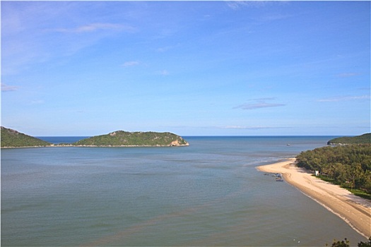 漂亮,热带海岛,海滩,风景