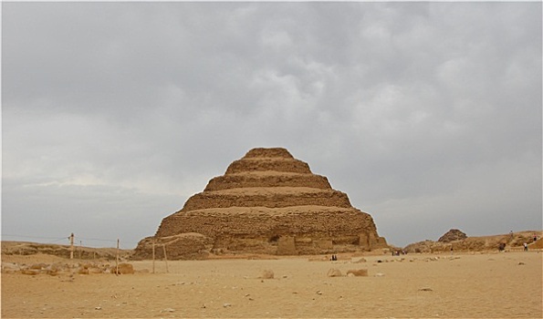 仰视,金字塔,塞加拉,埃及