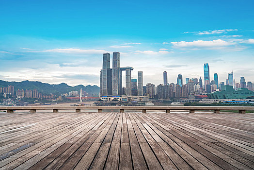 重庆建筑景观和城市天际线