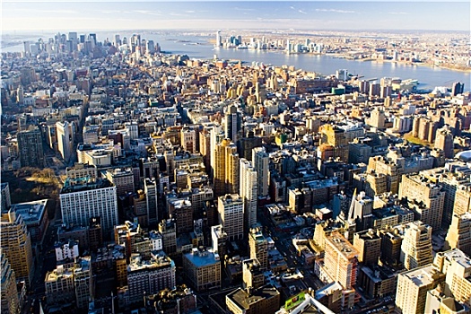 风景,曼哈顿,帝国大厦,纽约,美国