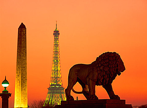 地点,协和飞机,埃菲尔铁塔,方尖塔,巴黎,法国