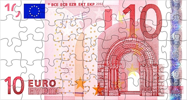 10欧元,拼图