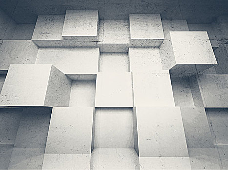 抽象,建筑,背景,白色,立方体