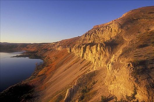 岩石构造,风景,白色,悬崖,国家纪念建筑,华盛顿,美国