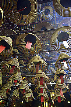 香火鼎盛的文武庙,香港上环