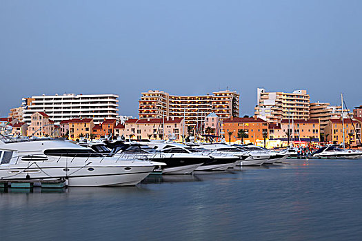 奢华,游艇,码头,阿尔加维,葡萄牙