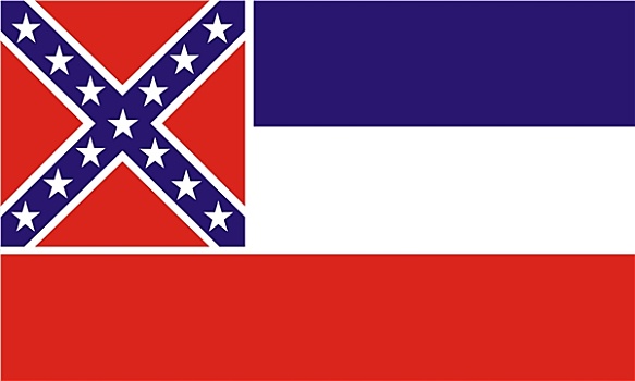 密西西比,旗帜