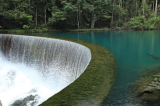 贵州荔波风景区,瀑布