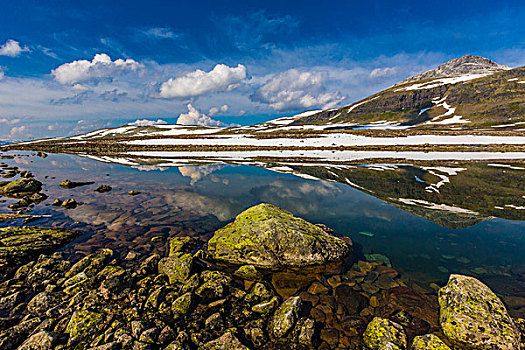 高山湖,旅游,路线,松奥菲尔当纳,挪威