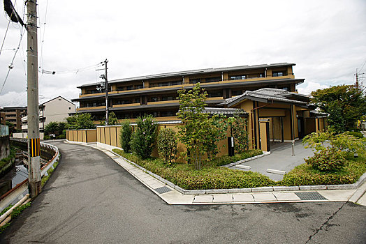 日本,岚山,民居