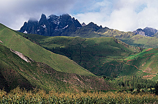 安迪斯山脉,圣谷,秘鲁